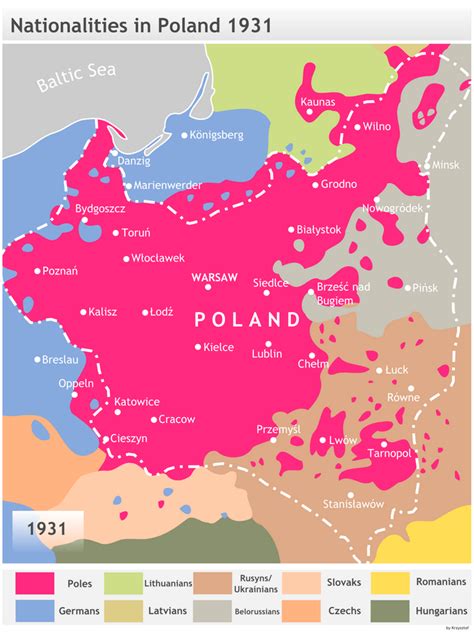 Map of Europe, highlighting Poland